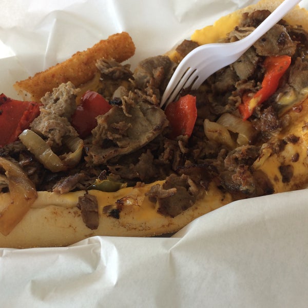 Photo taken at POP&#39;S Philly Steaks by Robert F. on 4/3/2015