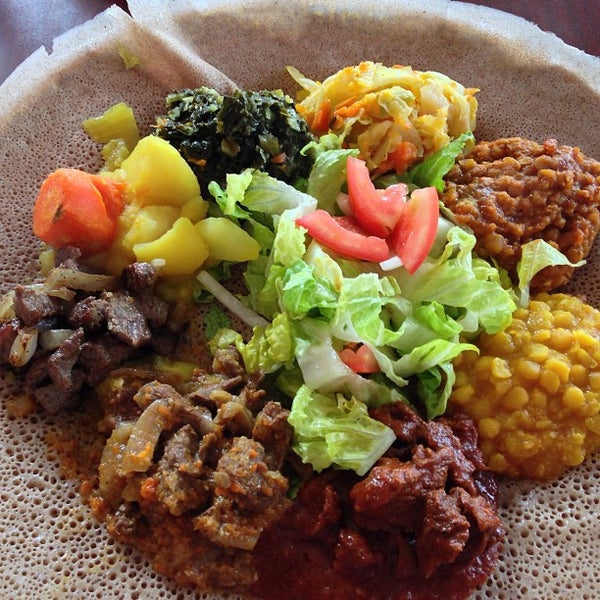 Photo taken at Enat Ethiopian by Dave K. on 4/27/2013