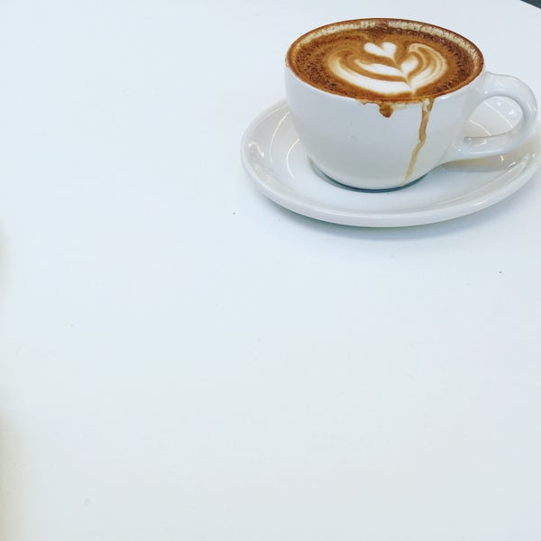Lovely minimalist interiors, quick service and good quality coffee.