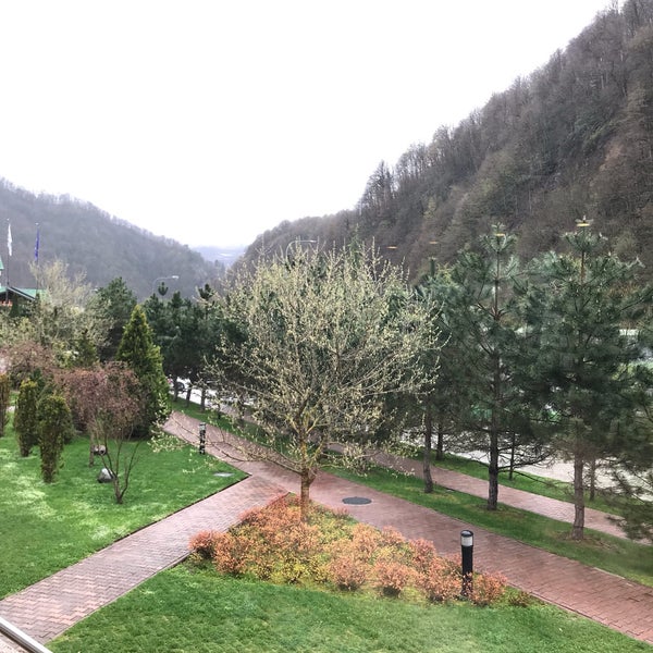 Photo taken at Grand Hotel Polyana by Sveti on 4/18/2019