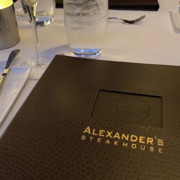 Photo taken at Alexander&#39;s Steakhouse by Analise T. on 2/17/2019