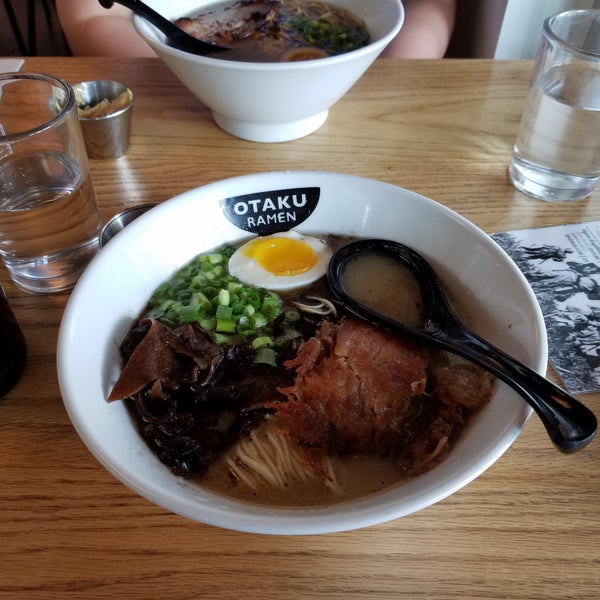 You have to start out with one of the buns, so soft and tasty. Main course is ramen and you can't go wrong with any of the options. Eat fast and slurp away!