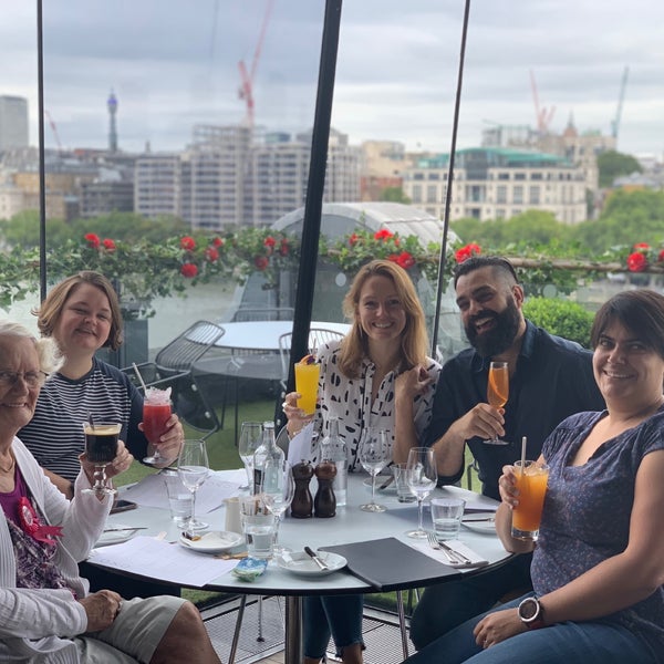 Photo taken at OXO Tower Brasserie by Pasa M. on 7/28/2019