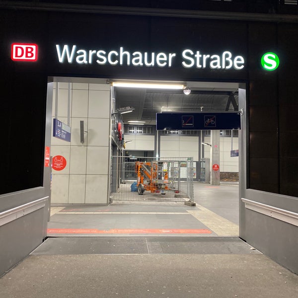 Photo taken at S Warschauer Straße by Matthias on 11/18/2020