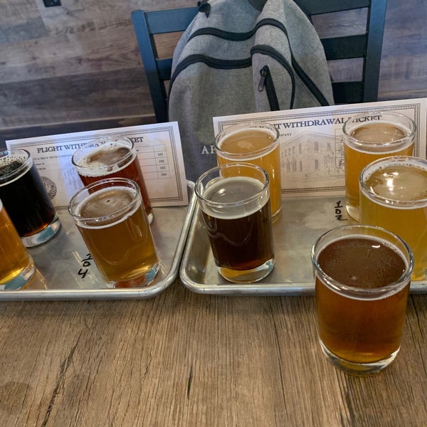 Photo taken at Red White and Brew Beer Company by Danika on 10/3/2020