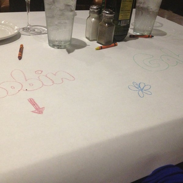 Photo taken at Romano&#39;s Macaroni Grill by Robin on 7/22/2013