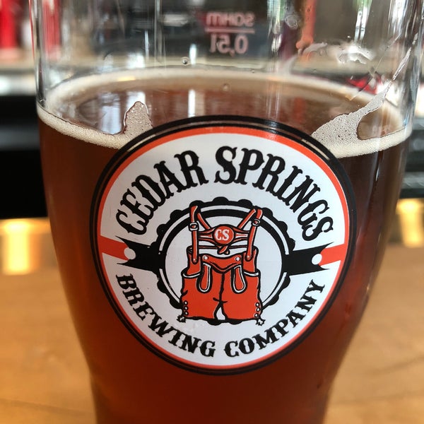 Photo taken at Cedar Springs Brewing Company by Jason D. on 6/15/2018
