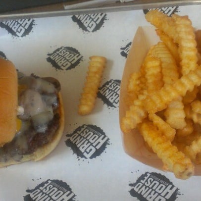 Photo taken at Grindhouse Killer Burgers by Sarah C. on 11/20/2012