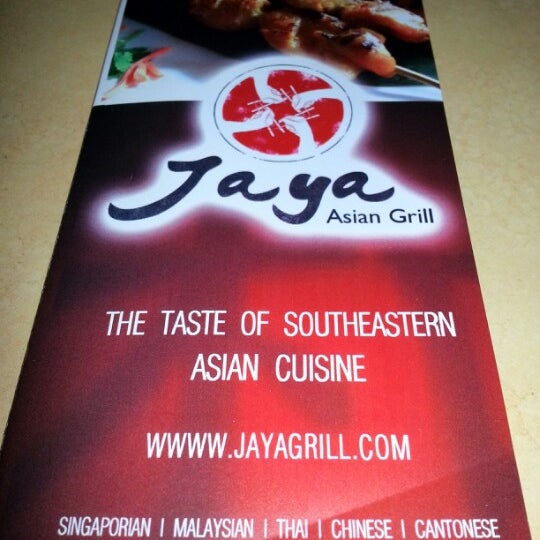 Photo taken at Jaya Asian Grill by Mario K. on 11/21/2012