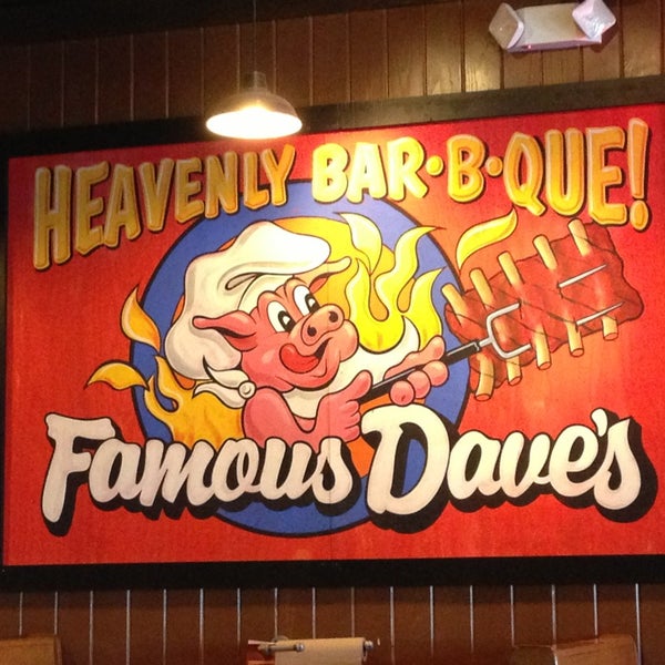 Photo taken at Famous Dave&#39;s by Don B. on 2/24/2013
