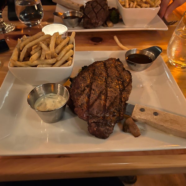 Tried the steak with fries! It was excellent!