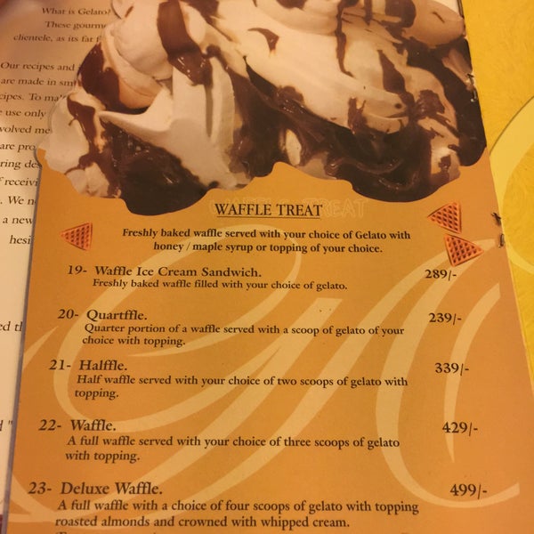 Gelato Affair Ice Cream Parlor in Karachi