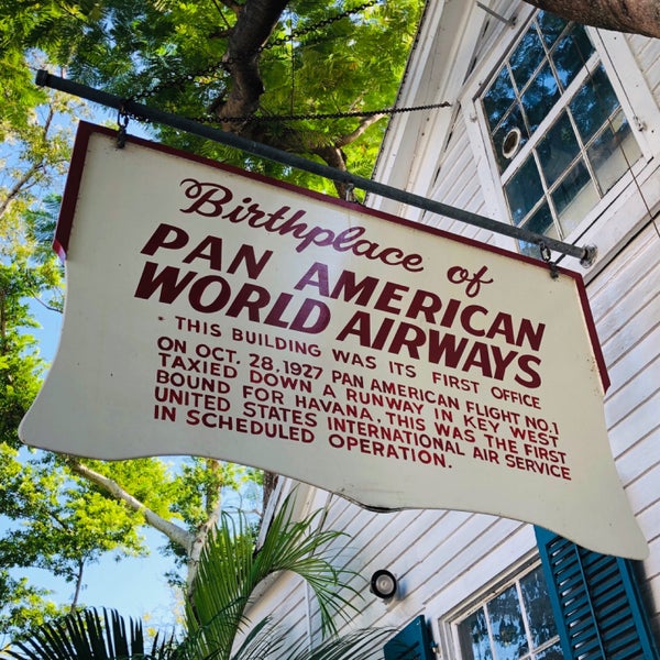 Birthplace of Pan American Airlines Key West, FL