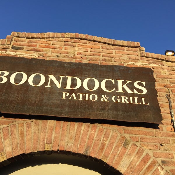 Photo taken at Boondocks Patio &amp; Grill by Paul on 4/1/2016