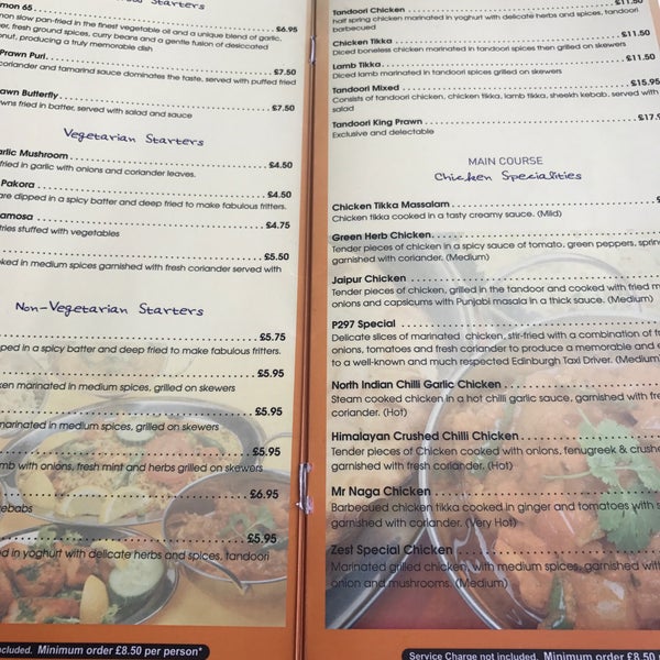 Zest Indian Restaurant New Town 7 tips