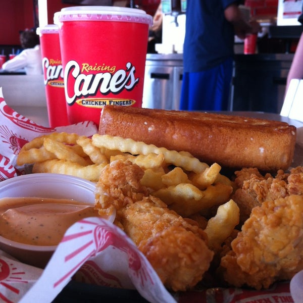 Photo taken at Raising Cane&#39;s Chicken Fingers by Michele on 3/28/2013