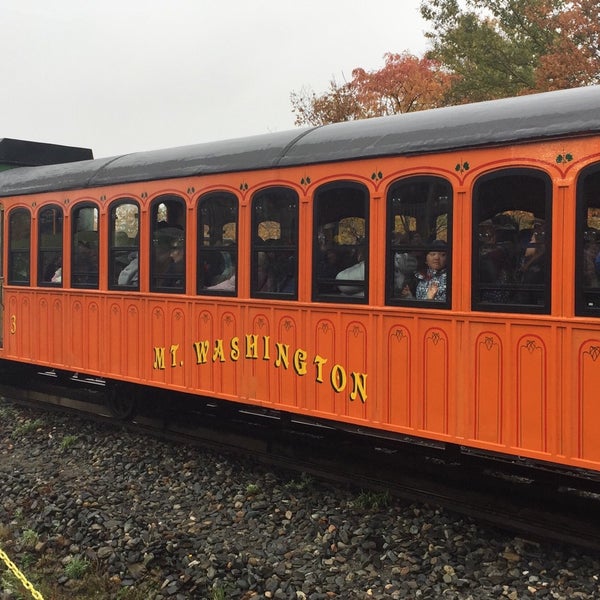 Photo taken at The Mount Washington Cog Railway by Carmen on 10/7/2018