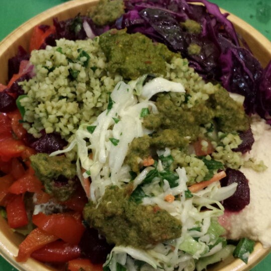 Photo taken at Maoz Vegetarian by Nito on 12/8/2013