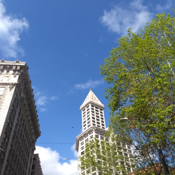 Photo taken at Smith Tower by Beth N. on 4/26/2019
