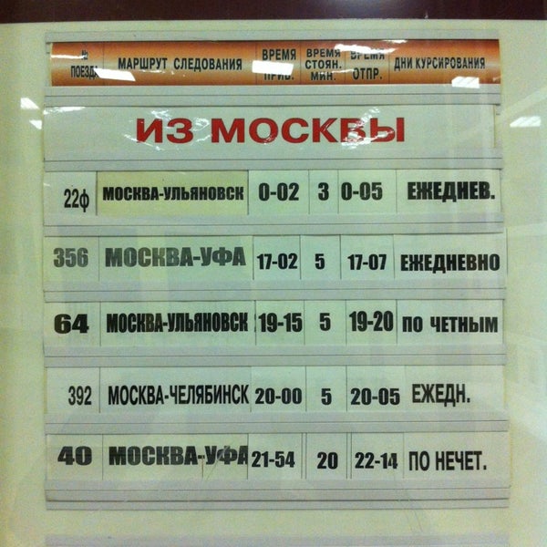 Вокзал шилово