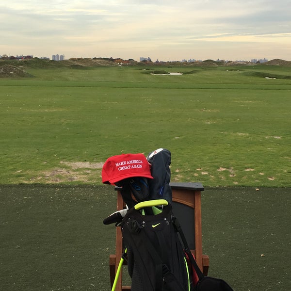 Photo taken at Trump Golf Links at Ferry Point by George on 10/31/2015