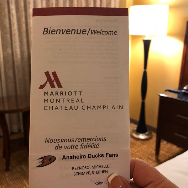 Foto tomada en Montreal Marriott Chateau Champlain  por Michelle R. el 2/1/2018