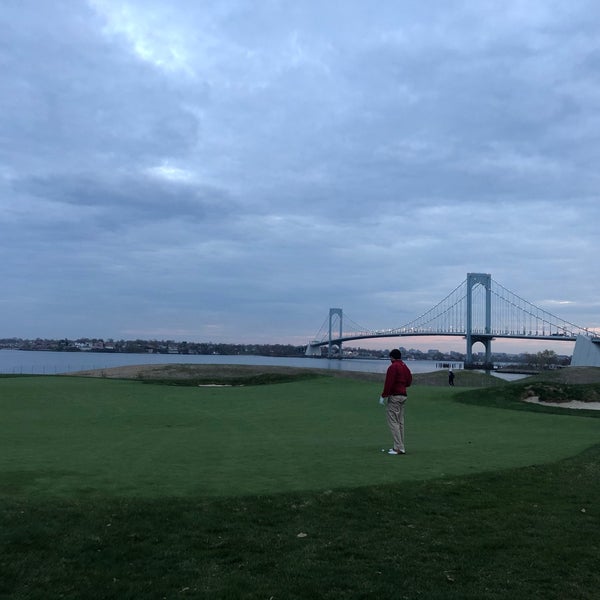 Photo taken at Trump Golf Links at Ferry Point by Ralph on 4/19/2021