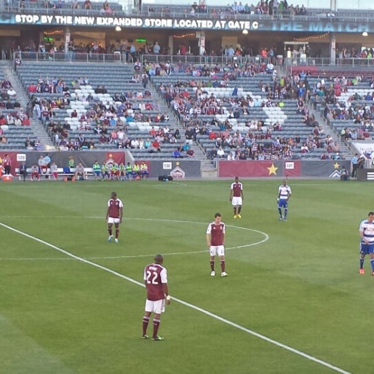 Photo taken at Colorado Rapids Supporters Terrace by tyme4 r. on 6/2/2013