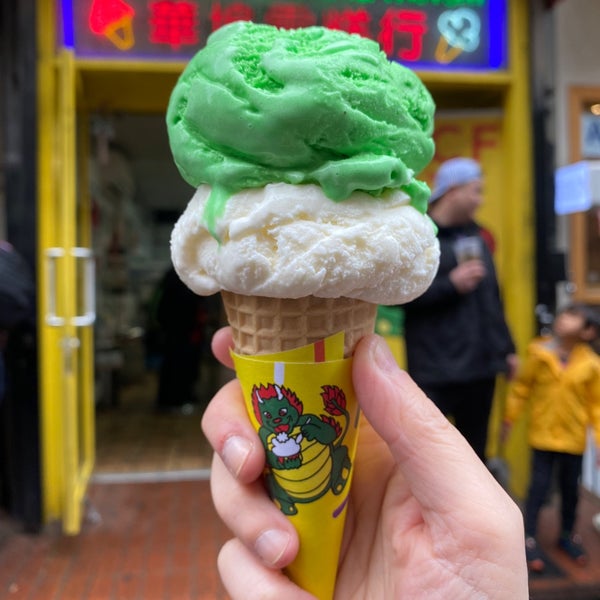 Photo taken at The Original Chinatown Ice Cream Factory by Eliza on 4/1/2023