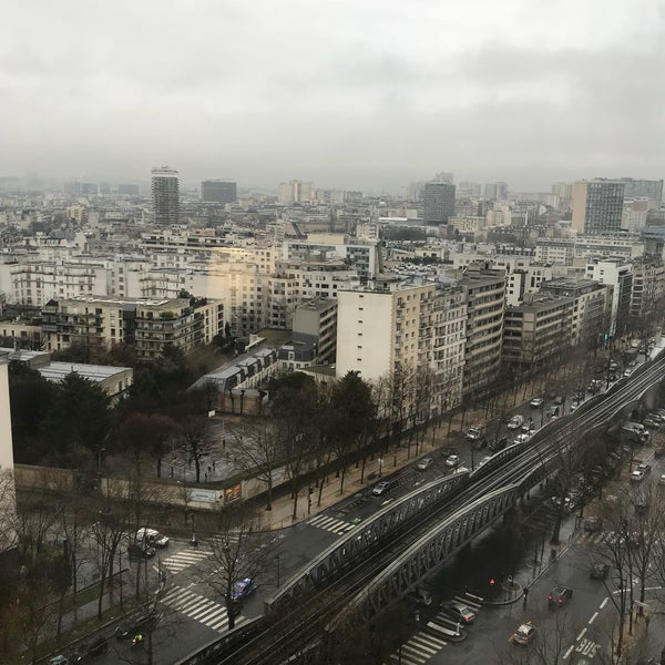 Photo taken at Paris Marriott Rive Gauche Hotel &amp; Conference Center by Emre G. on 2/15/2018