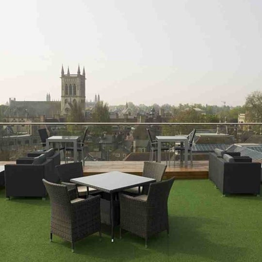 The Varsity Hotel Roof Terrace Roof Deck in Cambridge