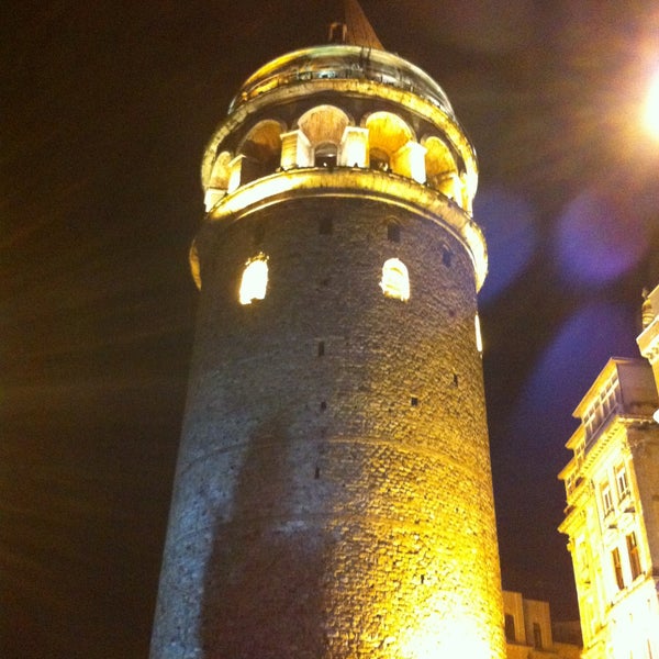 Photo taken at Galata Tower by Fatih H. on 4/27/2013