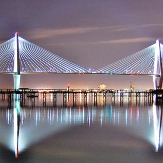 Charleston is beautiful at night !
