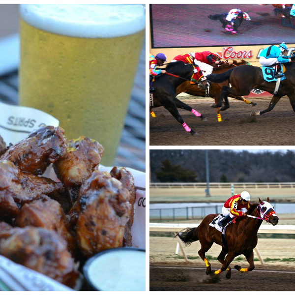 Come celebrate the weekend with us! Live racing begins at 7pm! #liveracing #OKC #thoroughbred #horses