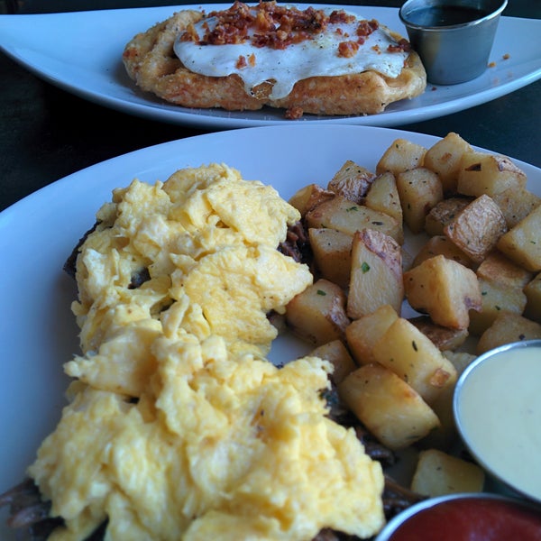 Best brunch! The braised beef short rib Benedict is a must.