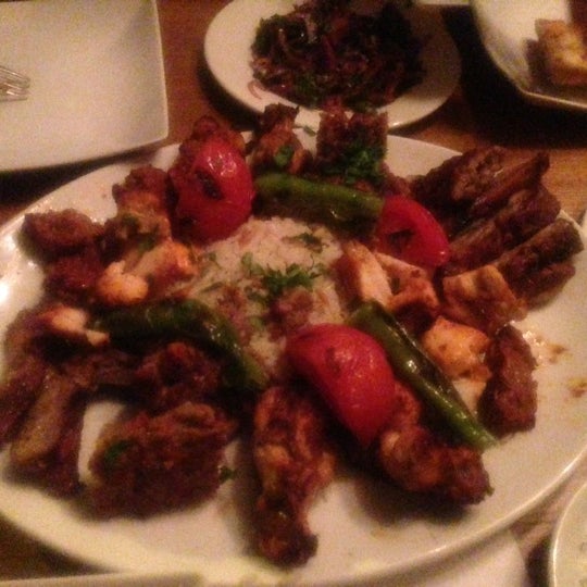 Photo taken at Makara Charcoal Grill &amp; Meze by Celine Kiris on 10/17/2012