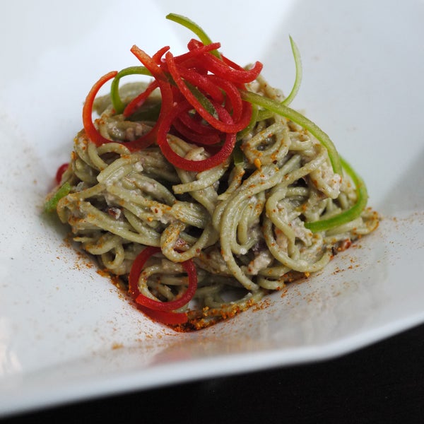 Try the Shiitake Pesto Chasoba from our DKxItaly Menu!!