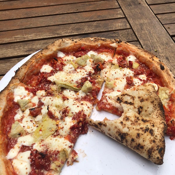 Photo taken at Pupatella Neapolitan Pizza by Rae on 3/30/2018