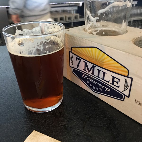 Photo taken at 7 Mile Brewery by Kevin on 6/9/2018