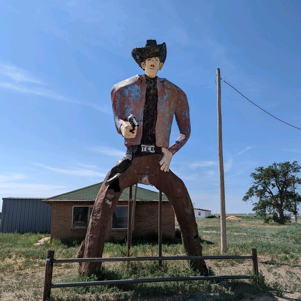 giant cowboy