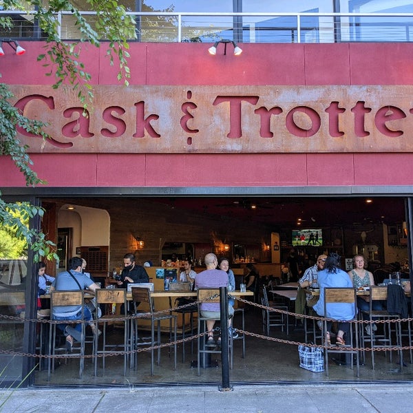 Photo taken at Cask &amp; Trotter by Marty F. on 6/20/2021