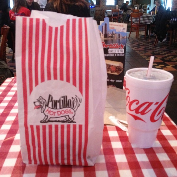 Photo taken at Portillo&#39;s by Lisa B. on 4/23/2013