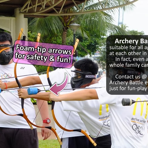 Снимок сделан в Archery Tag Singapore пользователем Archery Tag Battle Singapore 8/12/2016