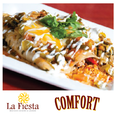 5/6/2014 tarihinde La Fiesta Mexican Cuisine &amp; Loungeziyaretçi tarafından La Fiesta Mexican Cuisine &amp; Lounge'de çekilen fotoğraf