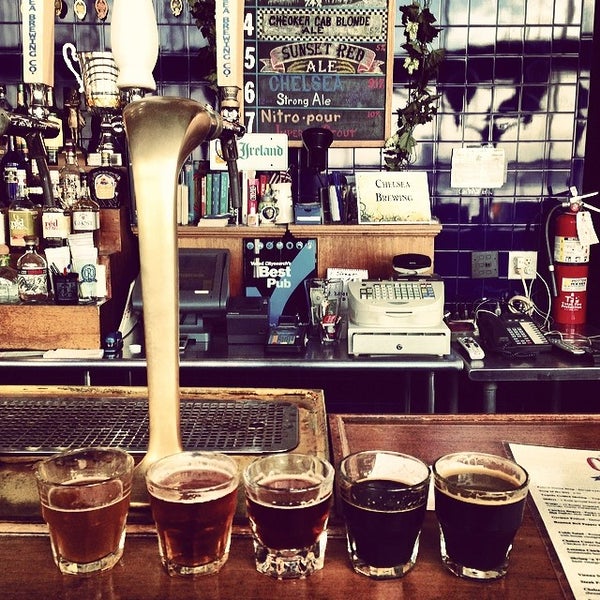 Photo taken at Chelsea Brewing Company by Wesley K. on 2/20/2014