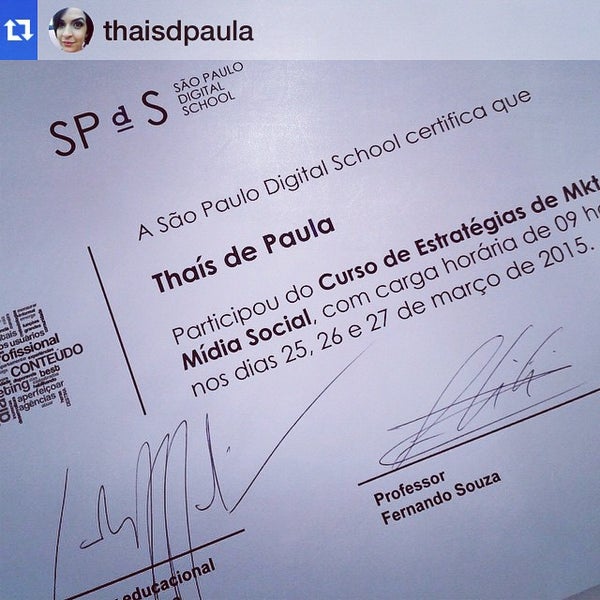 รูปภาพถ่ายที่ São Paulo Digital School โดย Fernando S. เมื่อ 3/28/2015