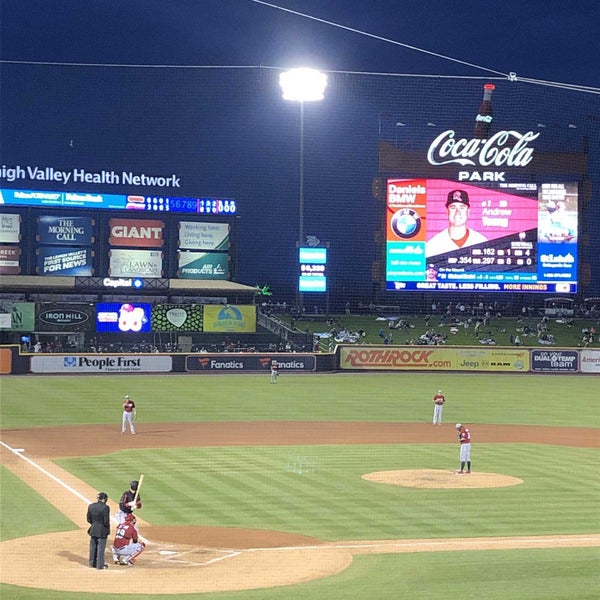 Photo taken at Coca-Cola Park by Shawn on 4/24/2022