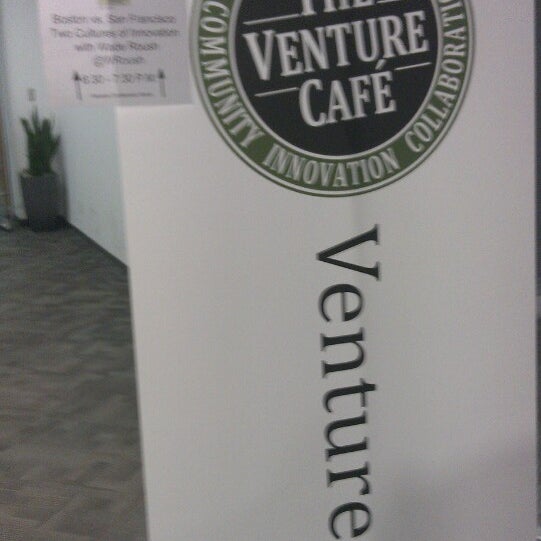 Photo taken at Venture Cafe At CIC by Leonid E. on 1/15/2015