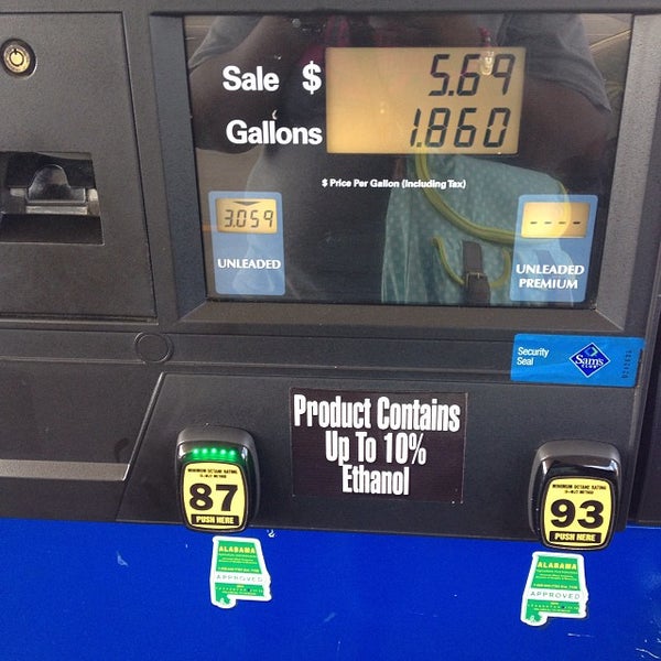 sam's club montgomery gas price