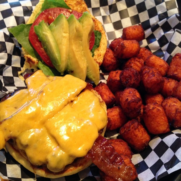 Try the California burger with Sweet Potato Tots. Amazing.